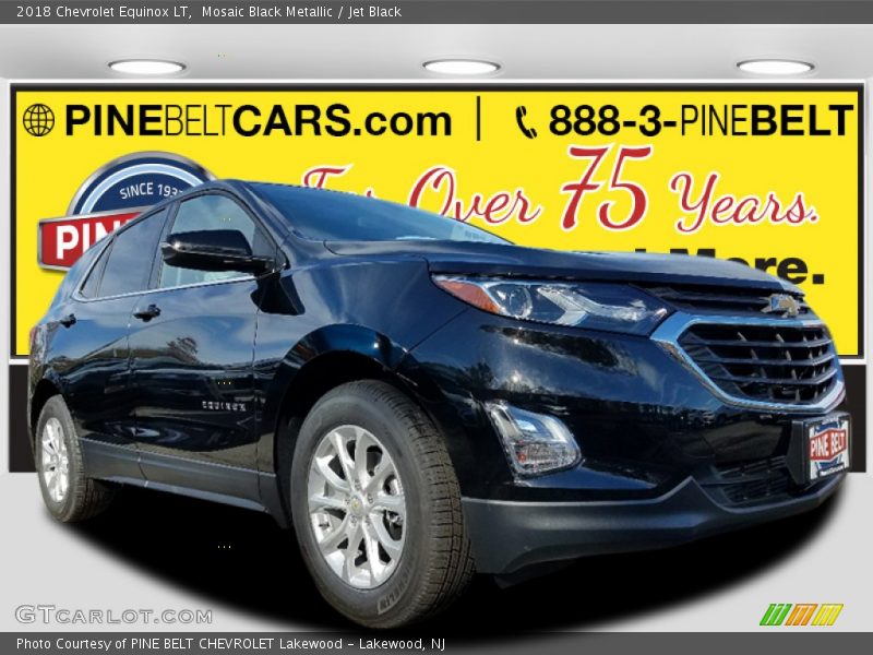 Mosaic Black Metallic / Jet Black 2018 Chevrolet Equinox LT