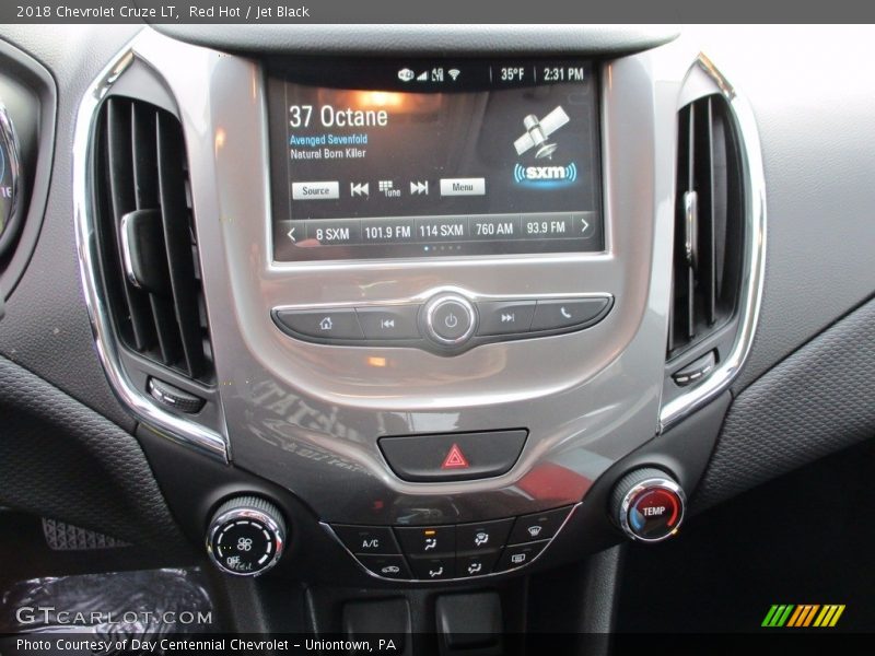 Red Hot / Jet Black 2018 Chevrolet Cruze LT