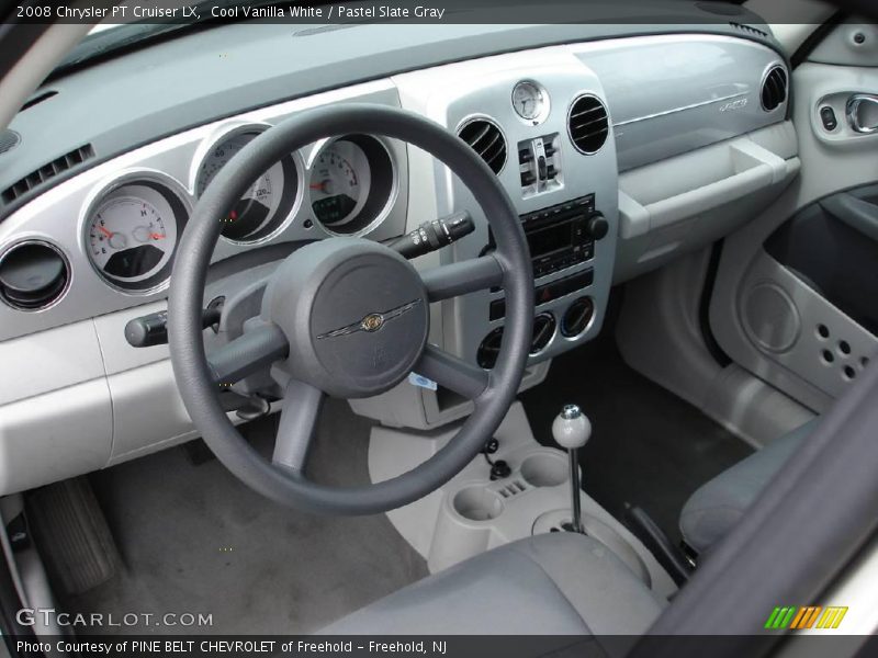 Cool Vanilla White / Pastel Slate Gray 2008 Chrysler PT Cruiser LX