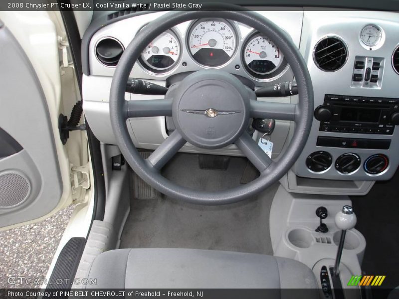 Cool Vanilla White / Pastel Slate Gray 2008 Chrysler PT Cruiser LX