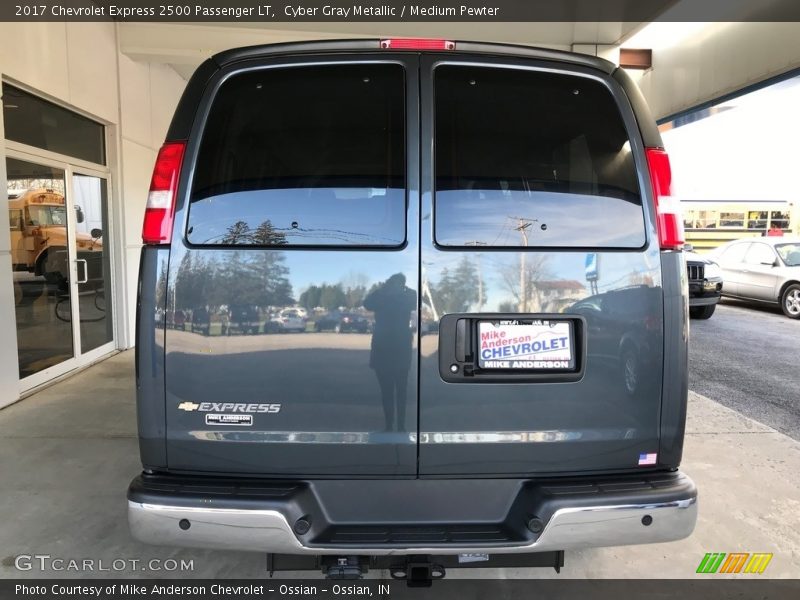 Cyber Gray Metallic / Medium Pewter 2017 Chevrolet Express 2500 Passenger LT