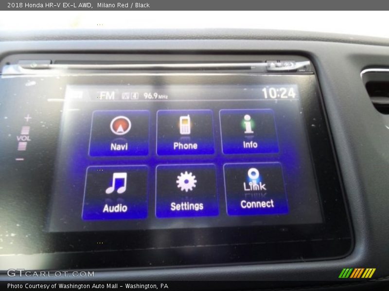 Controls of 2018 HR-V EX-L AWD