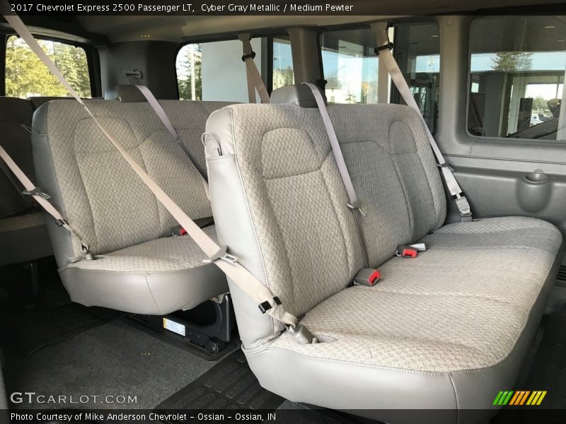 Cyber Gray Metallic / Medium Pewter 2017 Chevrolet Express 2500 Passenger LT