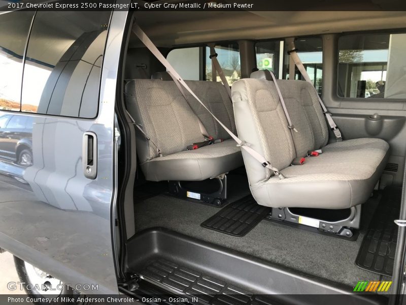 Cyber Gray Metallic / Medium Pewter 2017 Chevrolet Express 2500 Passenger LT