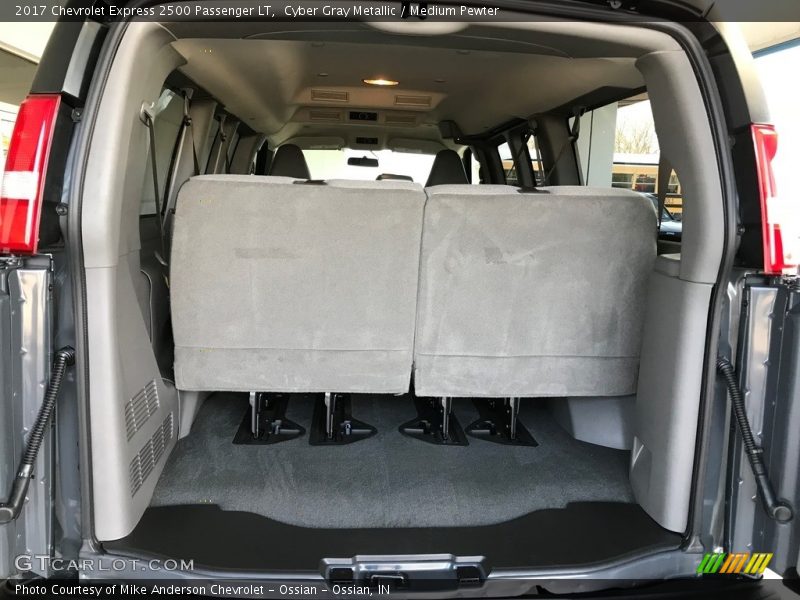Cyber Gray Metallic / Medium Pewter 2017 Chevrolet Express 2500 Passenger LT