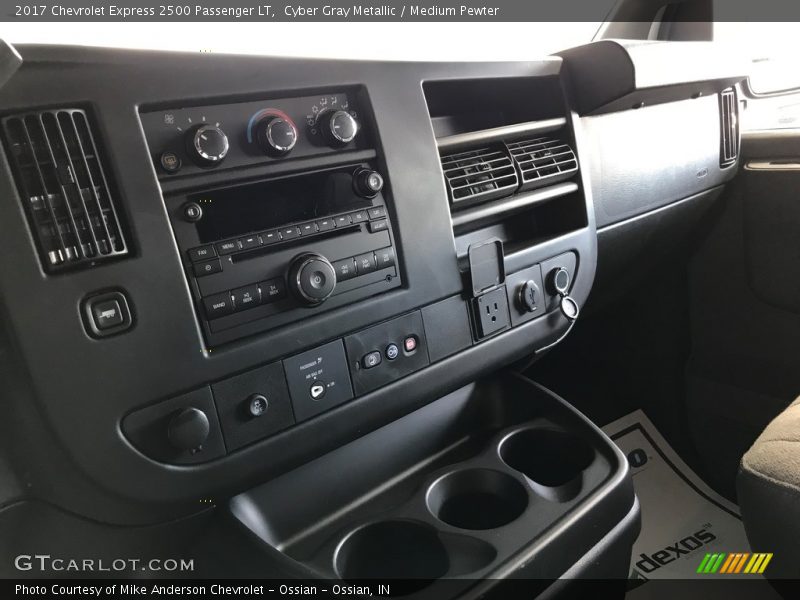 Cyber Gray Metallic / Medium Pewter 2017 Chevrolet Express 2500 Passenger LT