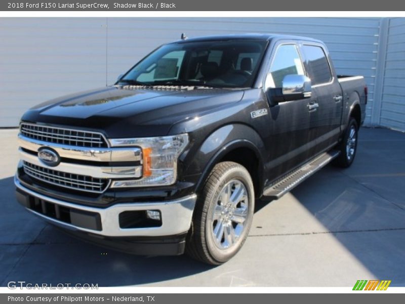 Shadow Black / Black 2018 Ford F150 Lariat SuperCrew