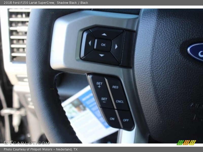 Shadow Black / Black 2018 Ford F150 Lariat SuperCrew