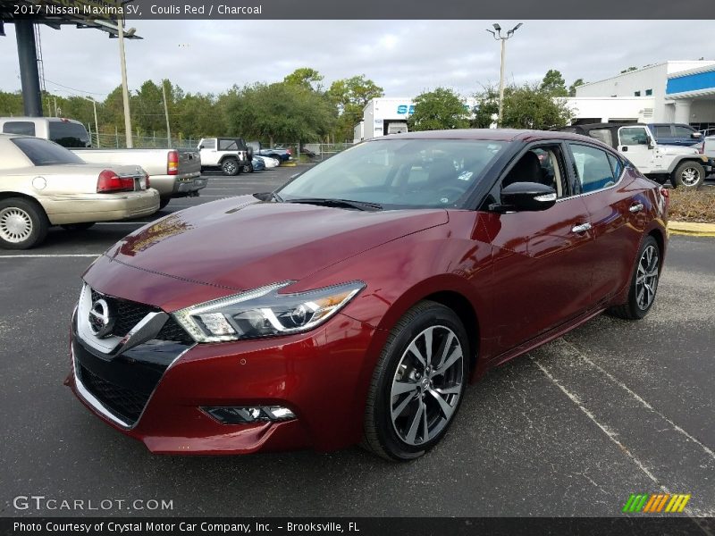 Coulis Red / Charcoal 2017 Nissan Maxima SV