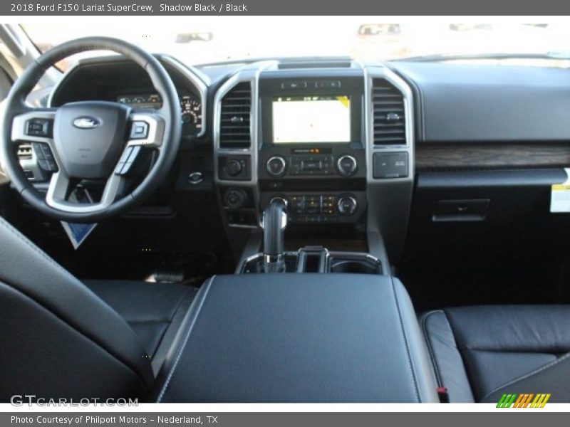Shadow Black / Black 2018 Ford F150 Lariat SuperCrew