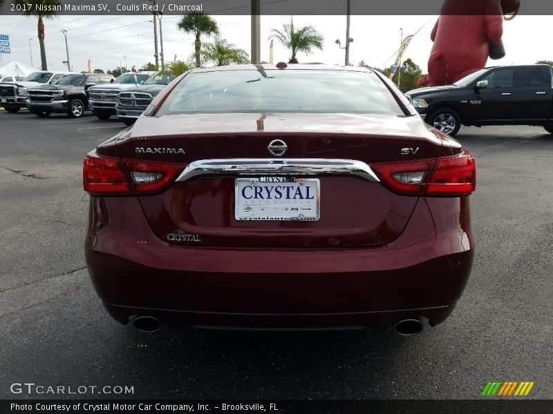 Coulis Red / Charcoal 2017 Nissan Maxima SV