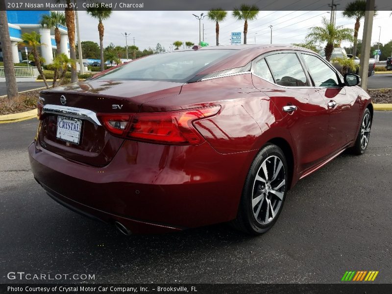 Coulis Red / Charcoal 2017 Nissan Maxima SV