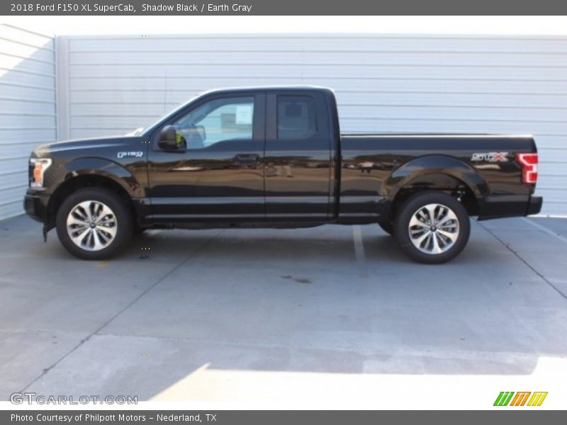 Shadow Black / Earth Gray 2018 Ford F150 XL SuperCab