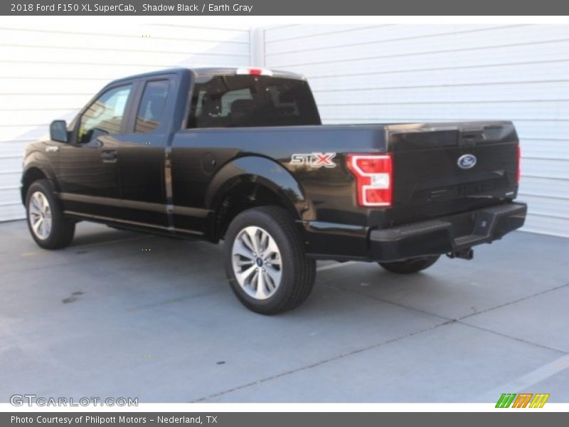 Shadow Black / Earth Gray 2018 Ford F150 XL SuperCab