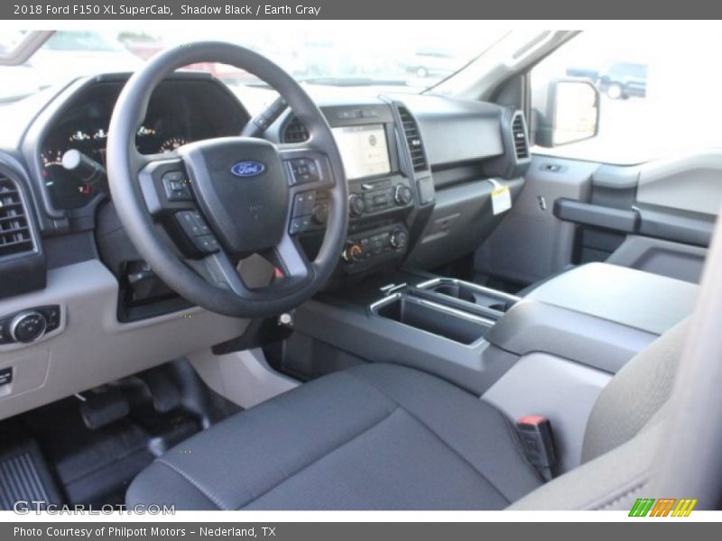Shadow Black / Earth Gray 2018 Ford F150 XL SuperCab