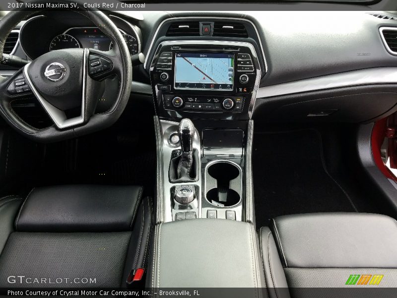 Coulis Red / Charcoal 2017 Nissan Maxima SV