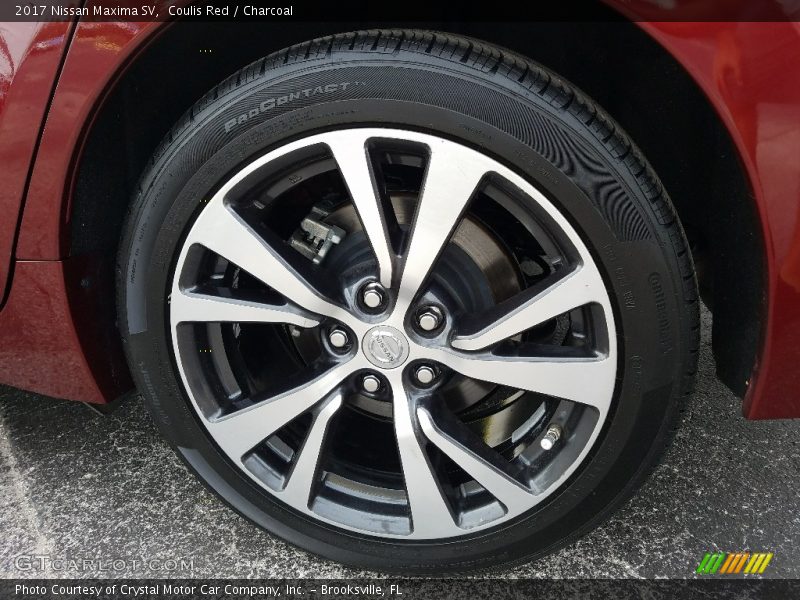 Coulis Red / Charcoal 2017 Nissan Maxima SV