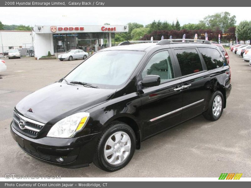 Galaxy Black / Gray 2008 Hyundai Entourage Limited