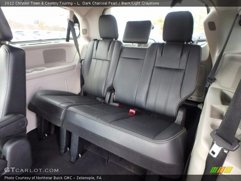 Dark Charcoal Pearl / Black/Light Graystone 2012 Chrysler Town & Country Touring - L