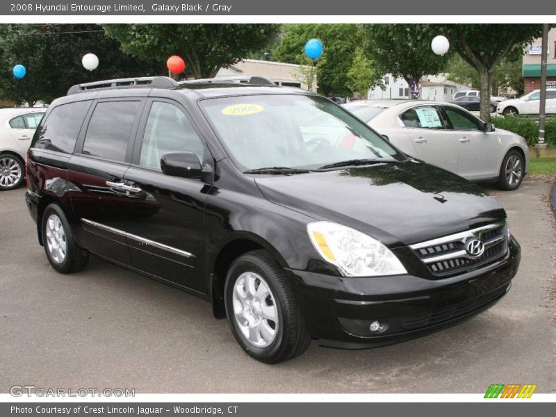 Galaxy Black / Gray 2008 Hyundai Entourage Limited