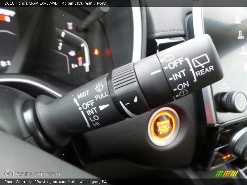 Molten Lava Pearl / Ivory 2018 Honda CR-V EX-L AWD