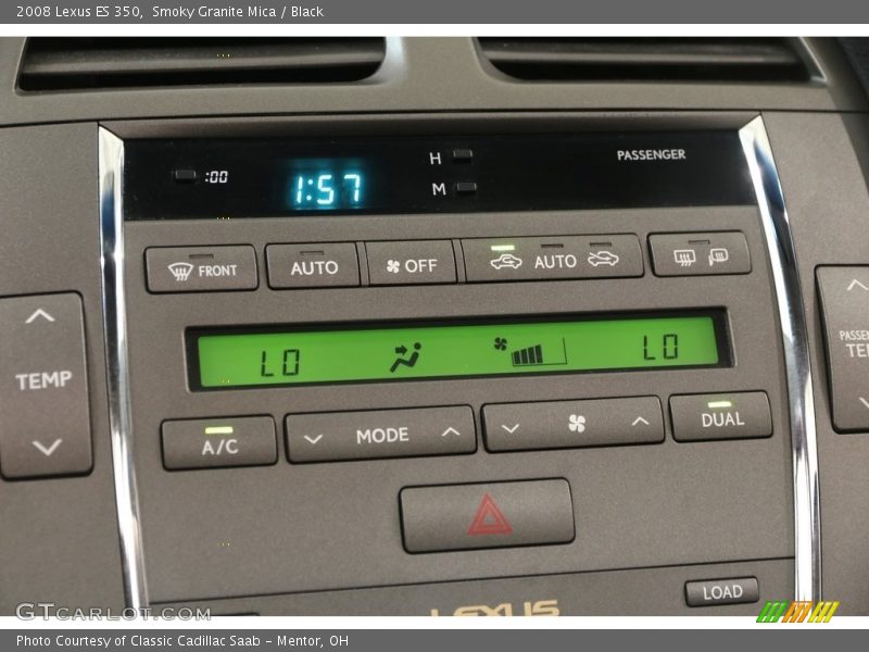 Smoky Granite Mica / Black 2008 Lexus ES 350