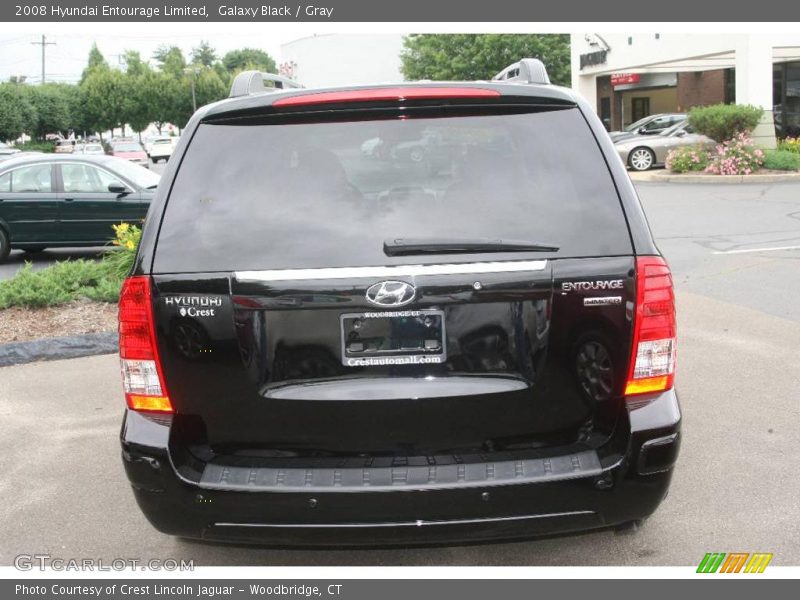 Galaxy Black / Gray 2008 Hyundai Entourage Limited