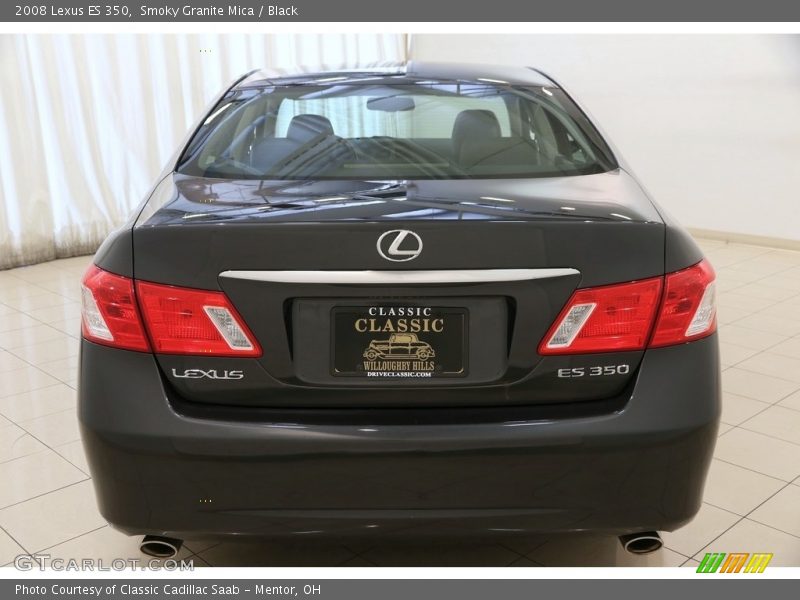 Smoky Granite Mica / Black 2008 Lexus ES 350