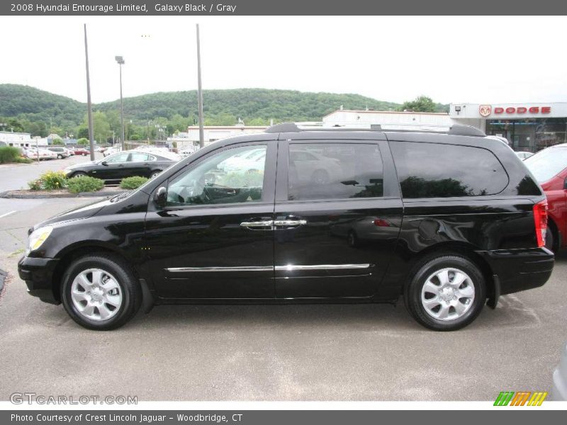 Galaxy Black / Gray 2008 Hyundai Entourage Limited