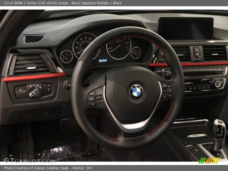 Black Sapphire Metallic / Black 2014 BMW 3 Series 328i xDrive Sedan