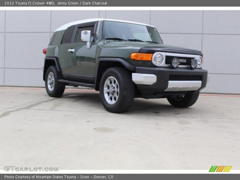 Army Green / Dark Charcoal 2013 Toyota FJ Cruiser 4WD
