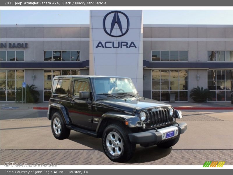Black / Black/Dark Saddle 2015 Jeep Wrangler Sahara 4x4