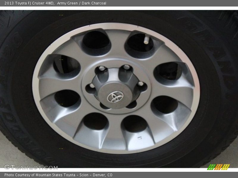 Army Green / Dark Charcoal 2013 Toyota FJ Cruiser 4WD
