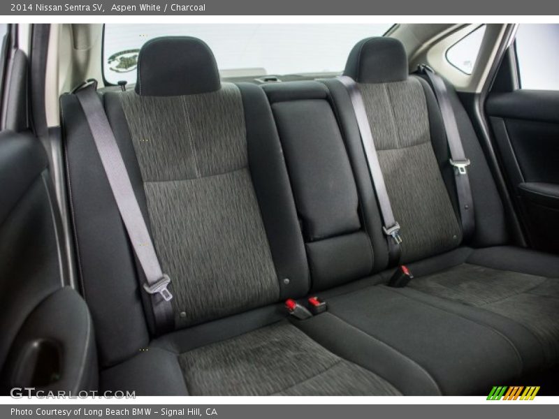 Aspen White / Charcoal 2014 Nissan Sentra SV