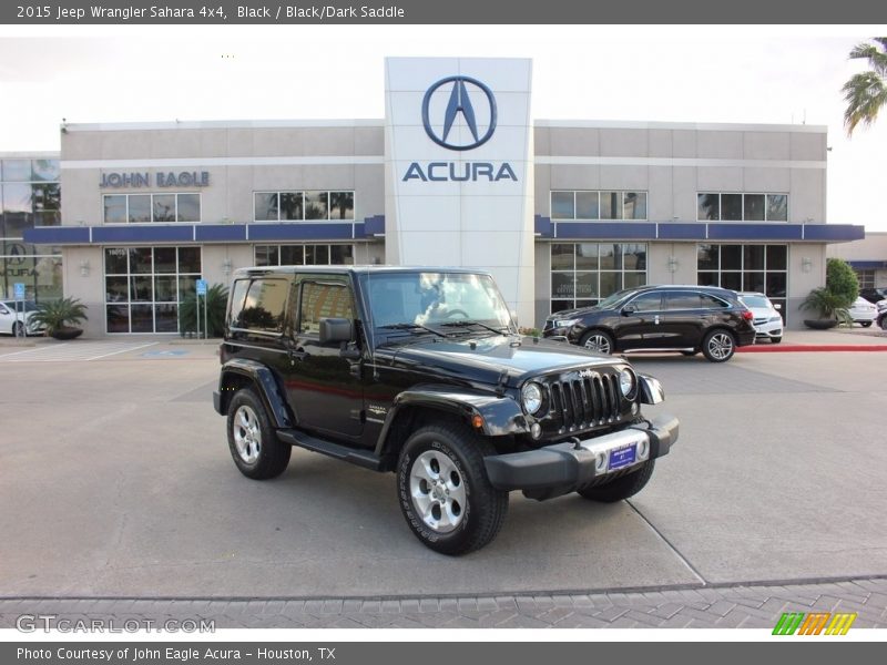 Black / Black/Dark Saddle 2015 Jeep Wrangler Sahara 4x4