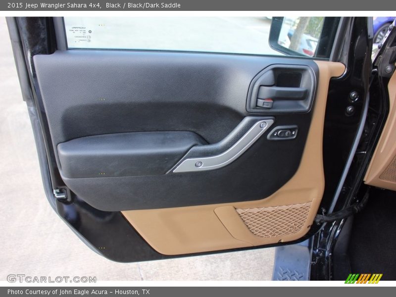 Black / Black/Dark Saddle 2015 Jeep Wrangler Sahara 4x4