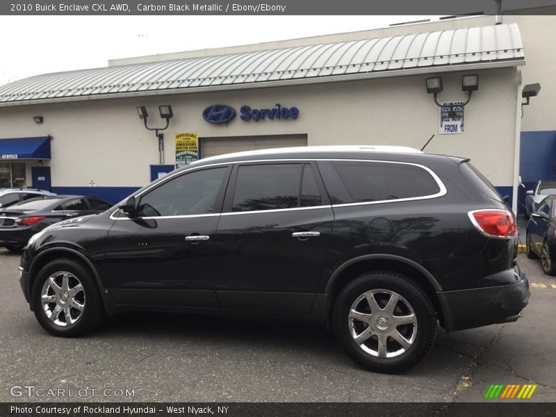 Carbon Black Metallic / Ebony/Ebony 2010 Buick Enclave CXL AWD