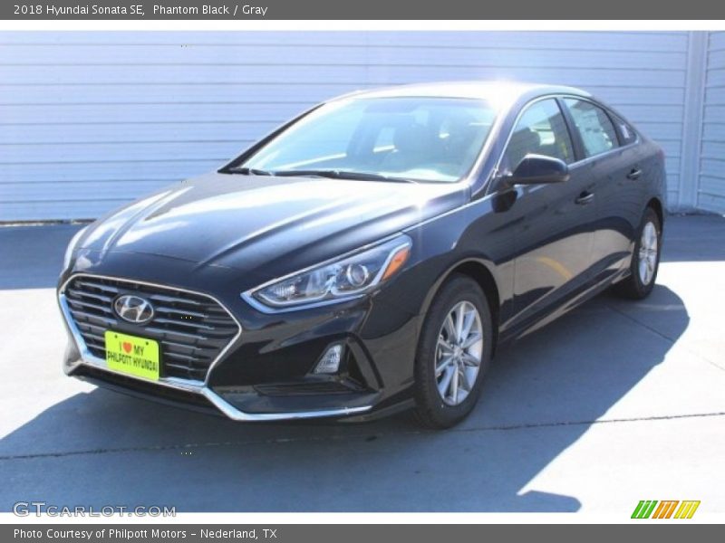 Phantom Black / Gray 2018 Hyundai Sonata SE