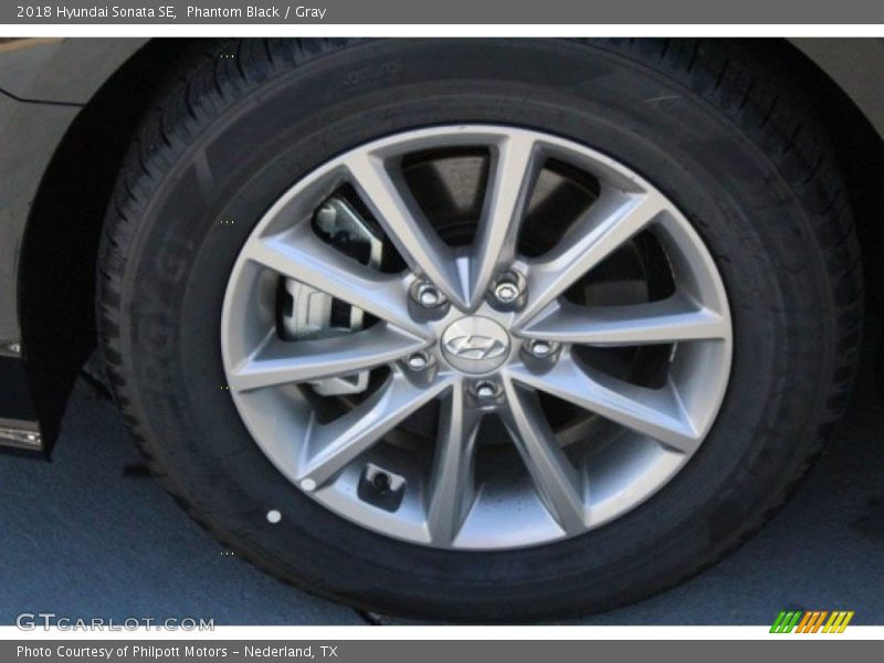 Phantom Black / Gray 2018 Hyundai Sonata SE