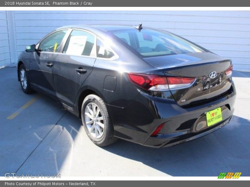 Phantom Black / Gray 2018 Hyundai Sonata SE