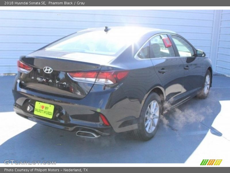 Phantom Black / Gray 2018 Hyundai Sonata SE