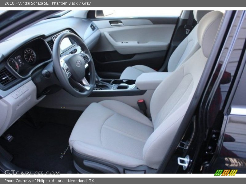 Phantom Black / Gray 2018 Hyundai Sonata SE