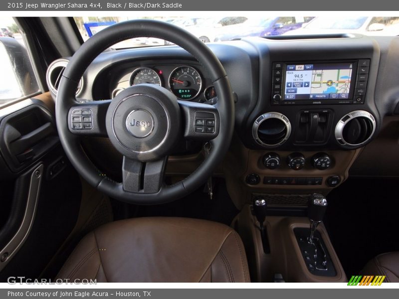 Black / Black/Dark Saddle 2015 Jeep Wrangler Sahara 4x4