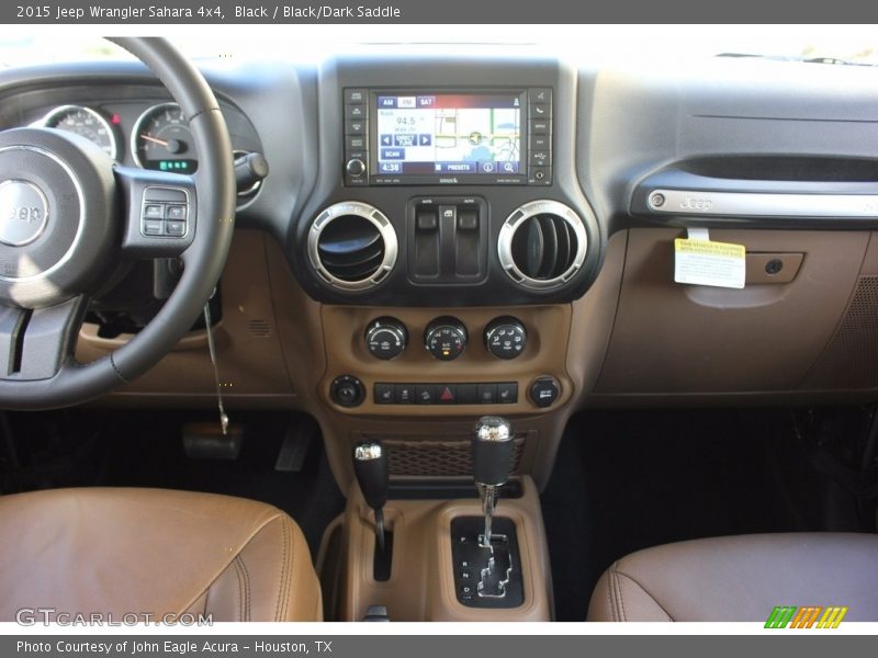 Black / Black/Dark Saddle 2015 Jeep Wrangler Sahara 4x4