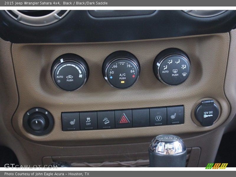 Black / Black/Dark Saddle 2015 Jeep Wrangler Sahara 4x4