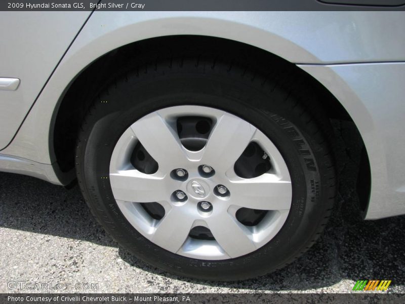 Bright Silver / Gray 2009 Hyundai Sonata GLS