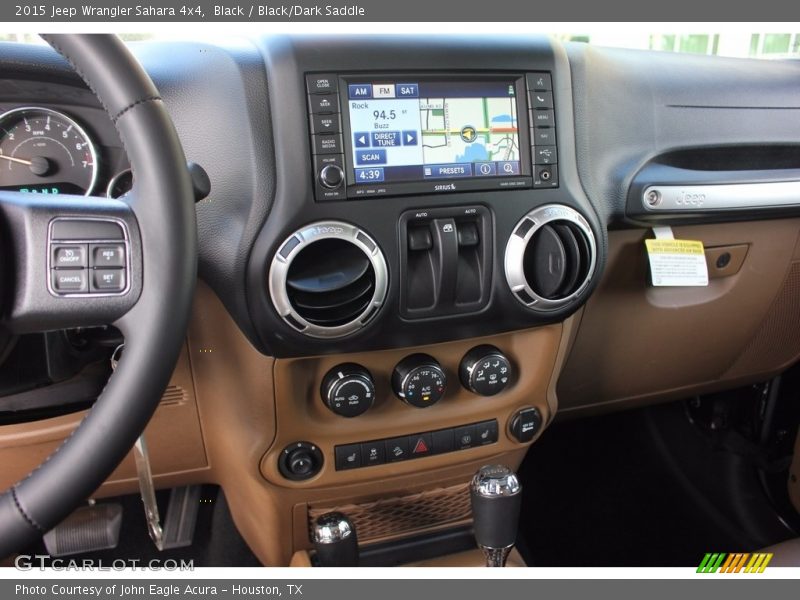Black / Black/Dark Saddle 2015 Jeep Wrangler Sahara 4x4