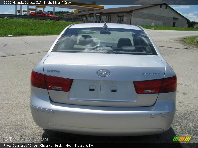 Bright Silver / Gray 2009 Hyundai Sonata GLS