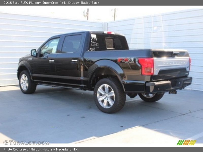 Shadow Black / Black 2018 Ford F150 Platinum SuperCrew 4x4