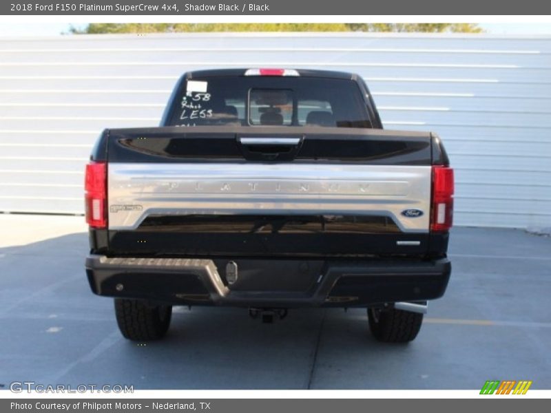 Shadow Black / Black 2018 Ford F150 Platinum SuperCrew 4x4